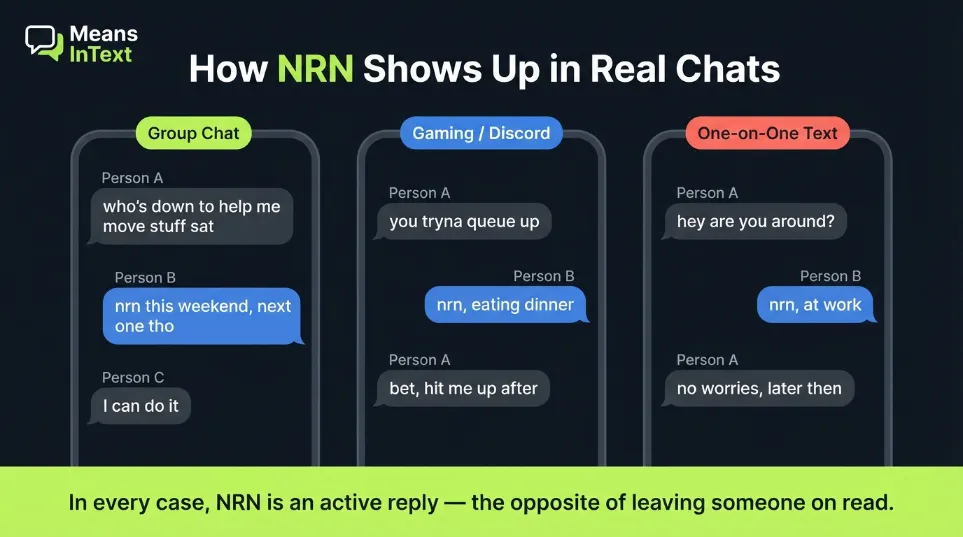 NRN in Real Chats