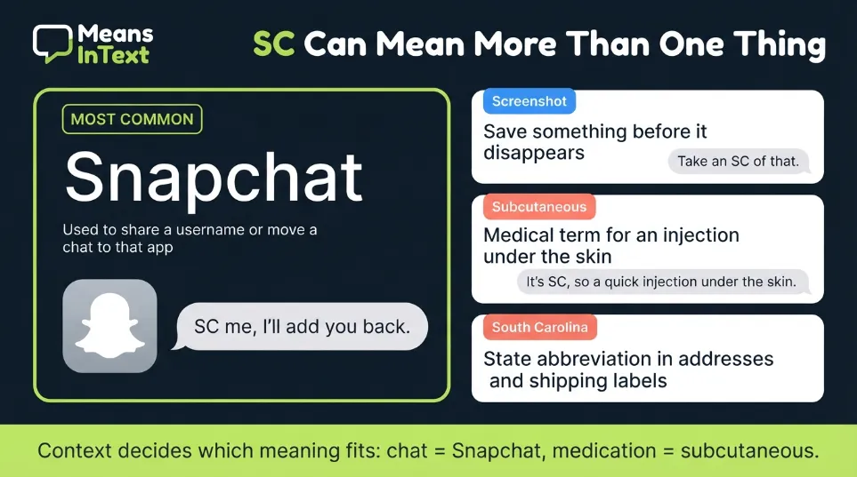 most common sc mean