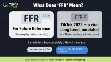 What Does FFR Mean in Text: Full Meaning & Real Examples what does ffr mean in text