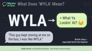what does wyla mean in text