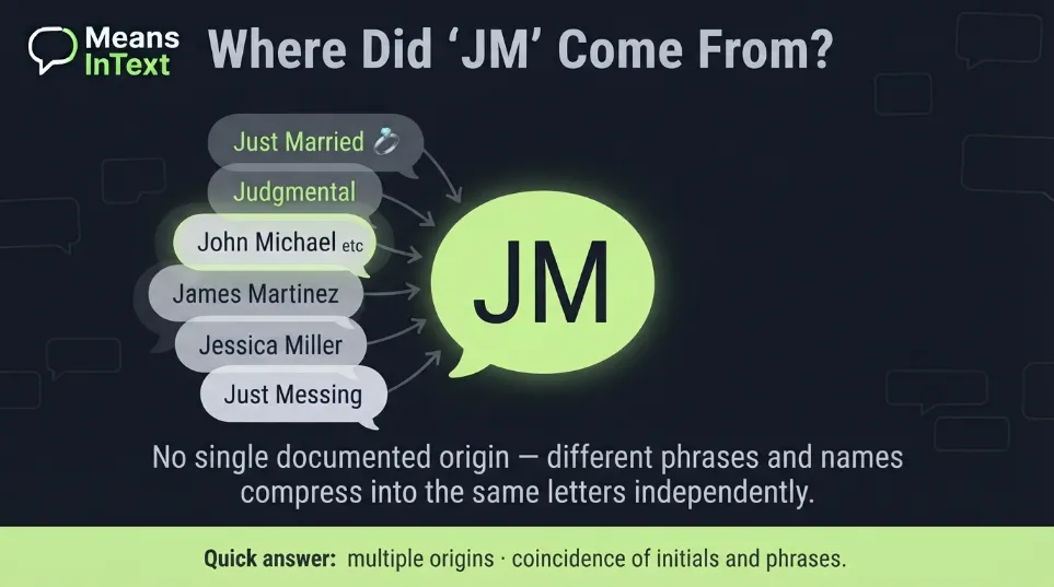 where did JM come from